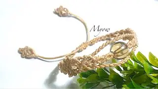 HOW TO MAKE MICRO MACRAME BRACELETS TUTORIAL - MYOW 144