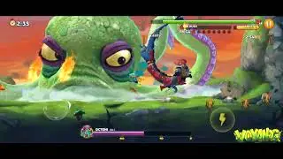 Xia Warrior (Jade) VS Octoni - Level 1-2 - Hungry Dragon