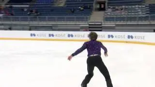 2015 ISU Junior Grand Prix Bratislava Men Short Program Roman SADOVSKY CAN