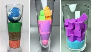 Very Satisfying Drop  & Squish Sand tagious video