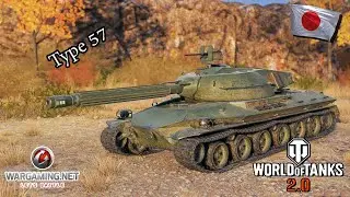 รถถังหนักอเนกประสงค์ญี่ปุ่น Type 57 | เกมสงครามรถถัง World Of Tanks #614