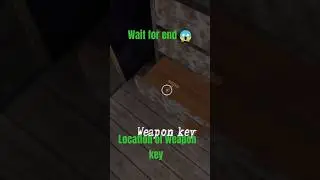 How to find weapon key | Granny chapter 2 location of weapon key 😱#granny #ytshorts #shortvideo