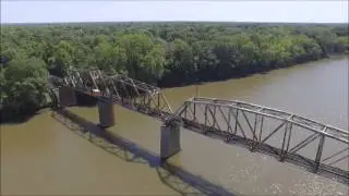 Parker through truss (swing) bridge over Alabama River   Selma, AL.