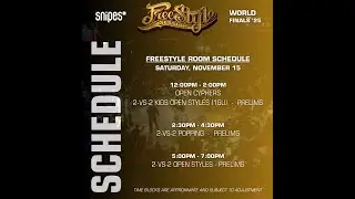 FREESTYLE SESSION 2025 || Freestyle Prelims || Los Angeles, California USA
