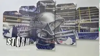 Dallas Cowboys 5 pieces Canvas Wall Art - Canvasstorm.com