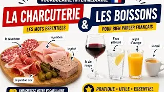 Int 38 . LA CHARCUTERIE -  LES BOISSONS /   Delicacies - Drinks