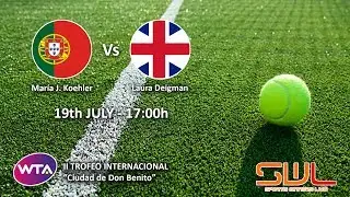 WTA Don Benito - Mar&iacute;a J. Koehler (POR) Vs Laura Deigman (GBR)