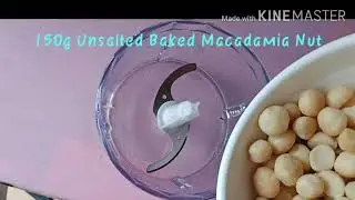 1 ingredient Macadamia Butter Spread