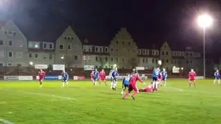2017-03-24: Fussball: Rot-Weiss Cuxhaven - VfL G&uuml;ldenstern Stade 0:2 (Spielszenen)