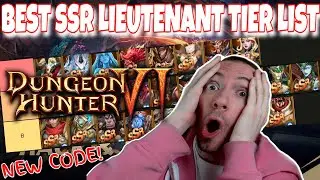 BEST SSR Lieutenant Tier List & NEW Code Dungeon Hunter 6