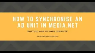 HOW TO PUT YOUR AD UNIT INTO MEDIA.NET AND CODE IN YOUR WEBSITE
