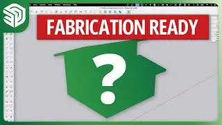 Моделирование пряничного домика для печати в масштабе | Урок по SketchUp