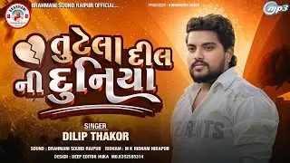 Dilip Thakor || Tutela Dil Ni Duniya || Brahmani Sound Raipur 