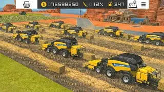 Fs 18 Multiplayer Making Bales | Fs18 Cultivation All Fields | Farming Simulator 18 Timelapse #fs18 