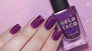 💅🏻Nailpolish Of The Week - Holo Taco Magenta Jelly - femketjeNL