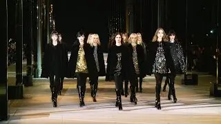 Saint Laurent Fall 2014 Interviews & Runway - Paris Fashion Week | Videofashion