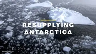 Royal New Zealand Navy's HMNZS Aotearoa - resupplying Antarctica