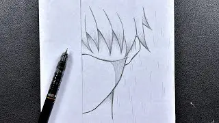 Easy to draw | how to draw a boy wearing face mask easy step-by-step