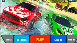 Floating water car driving. best android car game. android gameplay