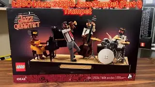 LEGO Speed Build - 21334: LEGO Ideas - Jazz Quartet (Stages 1 & 2 - Trumpet)