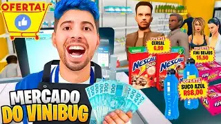 ABRI MEU SUPERMERCADO PELA PRIMEIRA VEZ E FICOU INCRÍVEL! TEM ATÉ FUNCIONÁRIO(SUPERMARKET SIMULATOR)