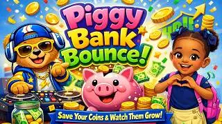 Piggy Bank Bounce! 💰 | Learn to Save Money with DJ Fuzzy & Kennedy