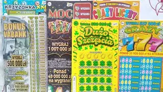 #zdrapki To Nie możliwe 😵 Moc 7️⃣7️⃣7️⃣ Crazy liczby 😵 krzyżówki XXL 💰 crazy 7️⃣7️⃣7️⃣ Bonus Vabank 