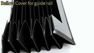 Flexible Flat Protection Guide Bellows Dust Bellow Cover for CNC Dust Bellows Welding Machine