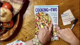 ASMR~Page turning~Summer Cooking 4 Two (Soft Spoken) Thick texture pages~No talking version tomorrow