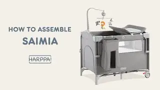 HARPPA Saimia 5-in-1 Pack and Play Baby Bassinet - Installation Video