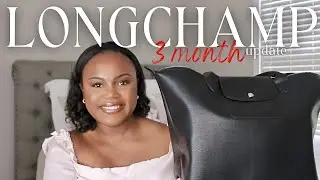 @longchamp  LE PLIAGE CITY COATED CANVAS TOTE- 3 MONTH UPDATE | what's in my bag?| Courtney C.