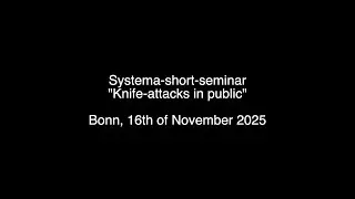 Knife in public, short seminar
