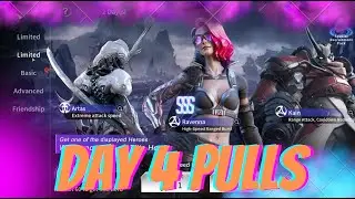 DAY 4 progression pulls on a F2P account in  Eternal evolution