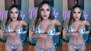 Butterfly Embroidery Tank Top & M-slit Tartan Skirt #mustbecindy #viral #asmr