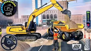 Tunnel Construction Simulator 3D - Mega JCB Construction 2025 - Android Gameplay 