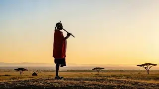 Endless African Sunrise – 6-Hour AI Flute Soundscape for Study, Deep Work, Yoga & Calm