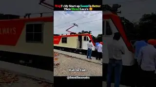​The Sound of Power | WAP-7 and WDG-4D Loco Startup #travel #train #wap7 #wdp4d #shorts