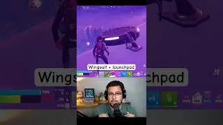 Wingsuit + Launchpad #fortnite #gaming #fortnitetips #shorts