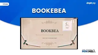 Bookebea | Orphicy MiniMBA For Teen | Shark Tank Finale | Business Plan Competition