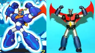 Hyper Mega Man is a MAZINGER Reference [Marvel VS Capcom Roll Rockman MvC ハイパーロックマン マジンガー リファレンス]