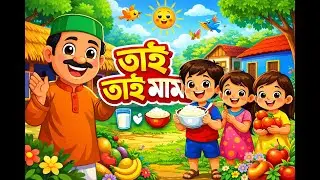তাই তাই মামা বাড়িতে যাই | Bangla Nursery Rhyme | Kids Cartoon Song | বাংলা ছড়া