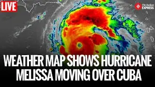 Live: Weather Map Shows Powerful Hurricane Melissa Sweeping Across Cuba