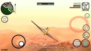 GTA SA walkthough mission - circle and land