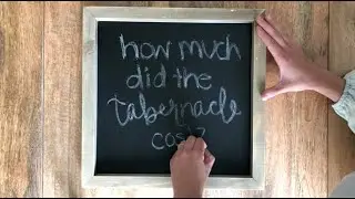 Cost of the Tabernacle