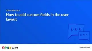 How to add custom fields in the user layout?