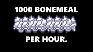 Minecraft 1.17 Automatic Moss/Bone Meal Farm | 1,000 bonemeal per hour | tutorial