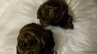 Vou ensinar a fazer um lindo bico de pato com flor de tecido veludo 