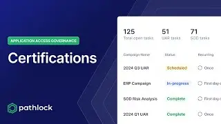 Pathlock Cloud Certifications Demo | Simplify User Access Reviews & Compliance