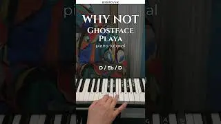Ghostface Playa - Why Not piano tutorial