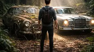 He Walked Through the Jungle and Found His Grandfather Lost Luxury Car |Full Silent Restoration ASMR